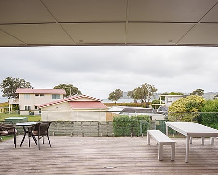 Exterior images of Riverview Road, renovated home by Whitechurch Construction, Waikato residential builders.