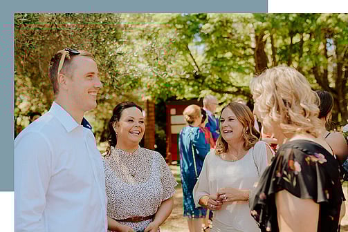 Markovina Vineyard Estate Corporate Event with Guests Mingling