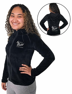 Velour Hoodie with Logo - OPTIONAL-RRP $74.99- - - - - - - - - - - - - - - ADD TO CART >