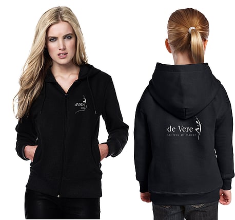 De Vere School of Dance Hoodies  - PRICE $54.99- - - - - - - - - - - - - - - - -Add to Cart >