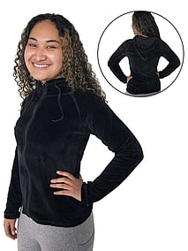 Velour Jacket - RRP $65.99-BLACK- - - - - - - - - ADD TO CART >