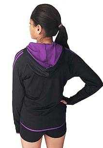 Hooded Jacket - RRP $69.99-BLACK/ PURPLE- - - - - - - - - - - -ADD TO CART >