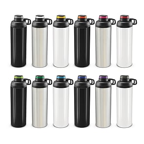 Primo Metal 900ml Bottle - STAINLESS STEEL-Price $20 eachMinimum Order applies-Note: Price excludes Logo