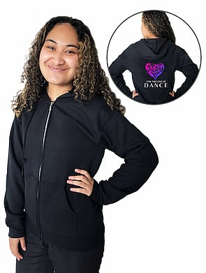 Zipped Hoodie with Logo - PRICE $64.99- - - - - - - - - - - - - -ADD TO CART >