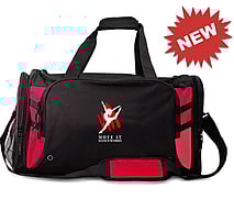 Red & Black Sports Bag - PERSONALISE YOURS-Price $69.99- - - - - - - - - - - - -ADD TO CART >