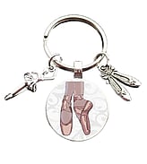 Ballet Slippers Keyring - PRICE $9.99- - - - - - - - - - - - - -ADD TO CART >