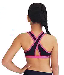 Ava Croptop - RRP $29.99-BLACK / CERISE- - - - - - - - - - ADD TO CART >