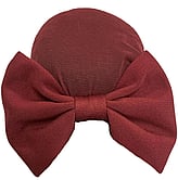 Bow with Bun Net - BURGUNDY-PRICE $8.99- - - - - - - - - ADD TO CART >