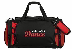Live Love Dance Bag - PRICE $79.99-RED / BLACK- - - - - - - - - - - - ADD TO CART >