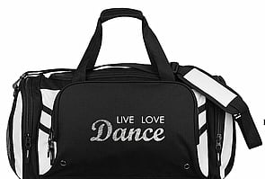 Live Love Dance Bag - PRICE $79.99-WHITE / BLACK- - - - - - - - - - - - - ADD TO CART >