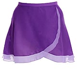 Double Layer Wrap Skirt - RRP $44.99- PURPLE/LAVENDER- - - - - - - - - - - - - - -ADD TO CART >