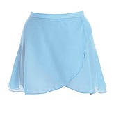 Pull On Wrap Skirt - PRICE $27.99- BLUE CHIFFON- - - - - - - - - - - - - - -ADD TO CART >