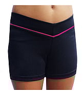 Dance Shorts - PRICE $29.99-BLACK/RASPBERRY- - - - - - - - - - - - - - -ADD TO CART >