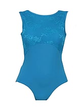 Wide Strap Ballet leotard with a side curve Lilac