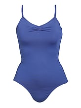 Spaghetti Strap Ballet leotard with V-Neck Royal