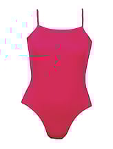 Spaghetti Strap Ballet leotard Plain Raspberry 