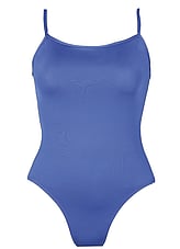 Spaghetti Strap Ballet leotard with slightly U-neck shape Royal