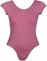 Cap Strap Ballet leotard with a scoop neck Mulberry