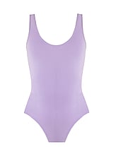 Sleeveless Ballet Leotard with Scoop Neck in Lavender Purple