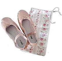 Rose Stripe Shoe Bag - PRICE $9.99- - - - - - - - - - - - ADD TO CART >