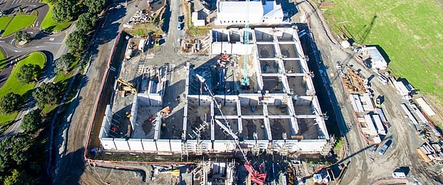 Mangere Sewage Works precast walls