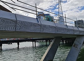 Preco precast barriers with urban design