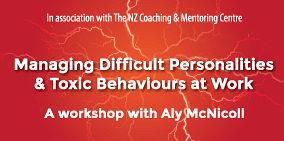 Managing Difficult Personalities & Toxic Behaviours at Work - 28 AprilZOOM Workshop