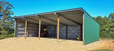 3 bay shed