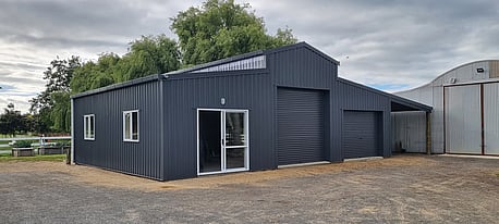 Steel shed