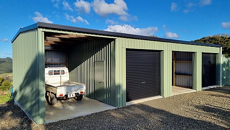 4 bay pole shed