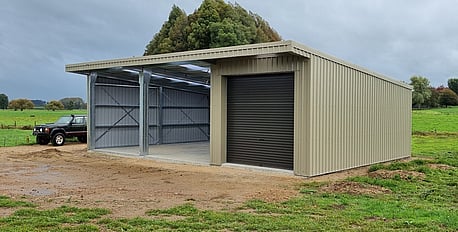 3 bay shed