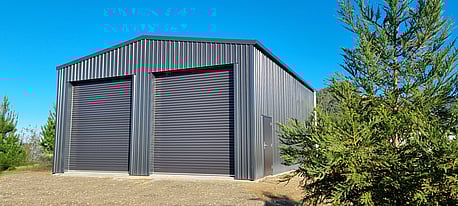 Steel frame Shed