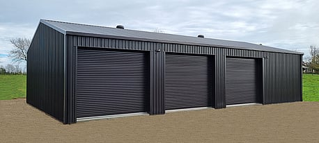 3 bay shed
