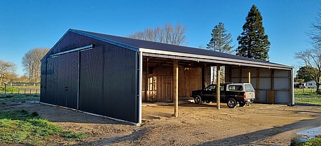 4 bay shed