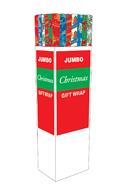 Retail Christmas wrap