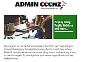 ADMIN NEWSLETTER DEC 2018