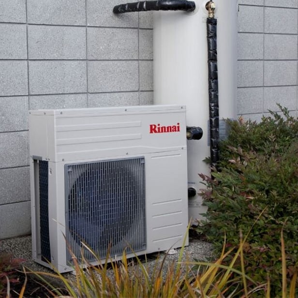 rinnai hot water heat pump system