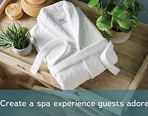 Spa essentials your guests will love from Mitre Linen