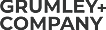 Grumley + Company logo in bold uppercase black font, with "GRUMLEY" on the top line and "+ COMPANY" below