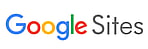 Google Sites logo with "Google" in its signature blue, red, yellow, and green letters, followed by "Sites" in gray