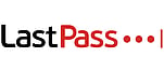 LastPass logo with "Last" in black and "Pass" in red, followed by three red dots and a vertical red line