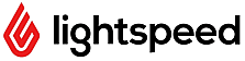 Lightspeed logo featuring a red abstract flame icon next to "lightspeed" in bold black lowercase letters