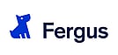 Fergus logo featuring a stylised blue dog icon sitting to the left of the word "Fergus" in bold, dark blue letters