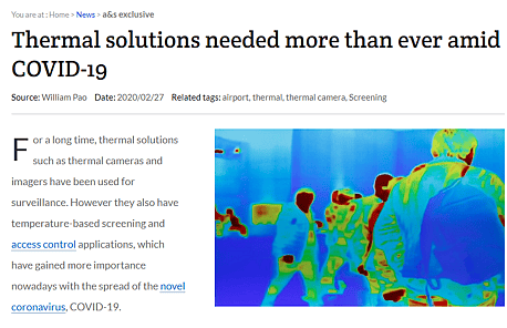 Thermal Solutions Needed More Than Ever Amid COVID-19