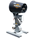 A Screenpod S45 dust suppression cannon which uses atomised water to suppress worksite dust