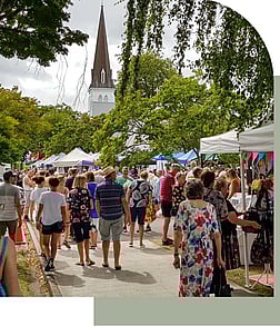 The annual Craft Fair in Cambridge