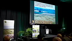 Speaker at a conference