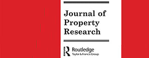 Journal of Property Research - An international journal of research, particularly applied research, into property investment and development`. Includes original papers which may be theoretical, empirical, case studies or critical literature surveys