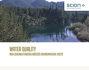 Water quality New Zealand planted forests environmental facts
