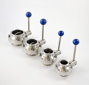 FBVM76 - FBVM76-FERRULE BUTTERFLY VALVE WITH MULTI POSITION HANDLE